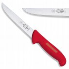 Nóż do trybowania ERGOGRIP, z ostrzem szerokim, nóż sztywny, 15 cm, czerwony, DICK 8225915-03